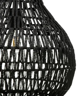 Beliani Riippuvalaisin Paperinaru Musta Molopo Best Sale