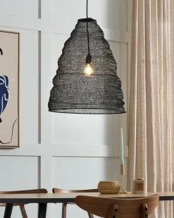 Beliani Riippuvalaisin Rauta Musta Parbati Best Sale