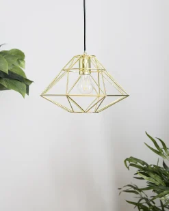 Beliani Riippuvalaisin Teras Kulta Guam Store