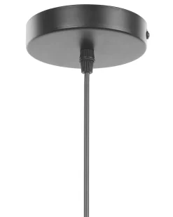 Beliani Riippuvalaisin Vaalea Puu/Musta Sous Discount