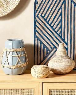 Beliani Rottinkikori Luonnonvari 20 Cm Bila Cheap