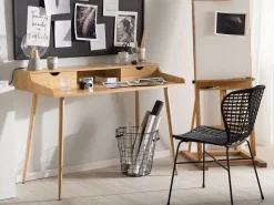 Beliani Rottinkituoli Musta 2 Kpl Elfros Best