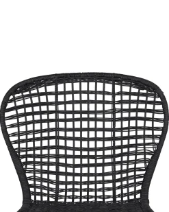 Beliani Rottinkituoli Musta 2 Kpl Elfros Best