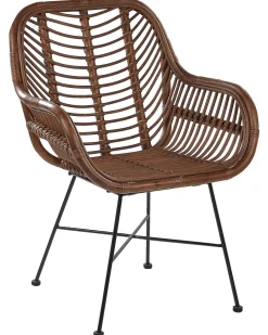 Beliani Rottinkituoli Ruskea Canora Cheap