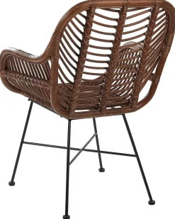 Beliani Rottinkituoli Ruskea Canora Cheap