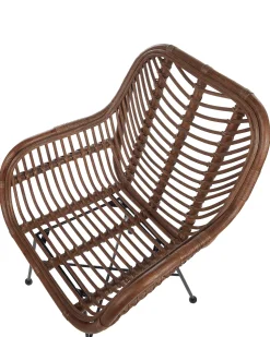 Beliani Rottinkituoli Ruskea Canora Cheap