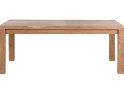 Beliani Ruokapoyta Akaasia Vaalea Puu 180 X 90 Cm Tesa Shop