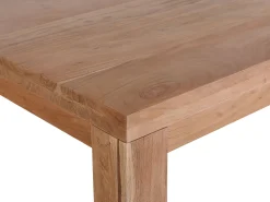 Beliani Ruokapoyta Akaasia Vaalea Puu 180 X 90 Cm Tesa Shop