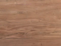 Beliani Ruokapoyta Akaasia Vaalea Puu/Musta 200 X 95 Cm Valbo New