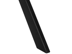 Beliani Ruokapoyta Harmaa/Musta 160 X 90 Cm Benson Best