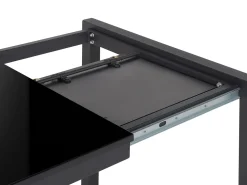 Beliani Ruokapoyta Jatkettava Musta 120/160 X 80 Cm Granada Sale