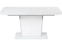 Beliani Ruokapoyta Jatkettava Valkoinen 160/200 X 90 Cm Sunds Best Sale