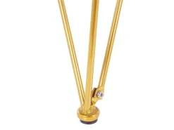 Beliani Ruokapoyta Marmorikuvio Musta/Kulta 140 X 80 Cm Kenton Store