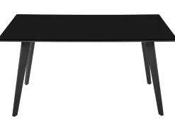 Beliani Ruokapoyta Musta 150 X 90 Cm Dorcas Cheap