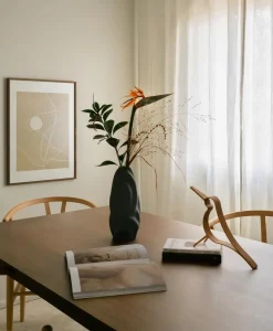 Beliani Ruokapoyta Tumma Puu 160 X 90 Cm Lottie Hot