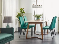 Beliani Ruokapoyta Tumma Puu 180 X 90 Cm Huxter Cheap