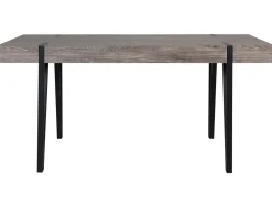 Beliani Ruokapoyta Tumma Puu/Musta 180 X 90 Cm Adena Cheap