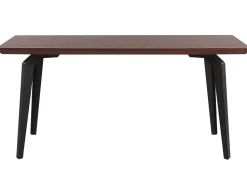 Beliani Ruokapoyta Tumma Puu/Musta 160 X 90 Cm Amares Best Sale