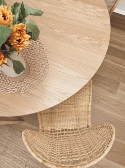 Beliani Ruokapoyta Vaalea Puu/Valkoinen 120 Cm Jacksonville Best