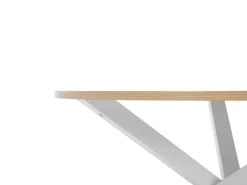 Beliani Ruokapoyta Vaalea Puu/Valkoinen 120 Cm Jacksonville Best