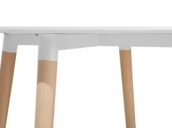 Beliani Ruokapoyta Valkoinen 120 Cm Bovio Fashion