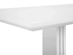 Beliani Ruokapoyta Valkoinen 180 X 90 Cm Kalona Hot