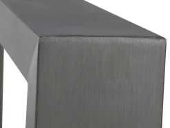 Beliani Ruokapoyta Valkoinen/Hopea 220 X 90 Cm Arctic I Fashion