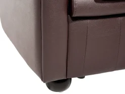 Beliani Ruskea 3-Istuttava Nahkasohva Chesterfield Best Sale