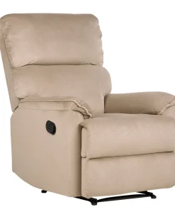 Beliani Ruskea Kangasverhoiltu Saadettava Nojatuoli Everton New