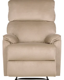 Beliani Ruskea Kangasverhoiltu Saadettava Nojatuoli Everton New