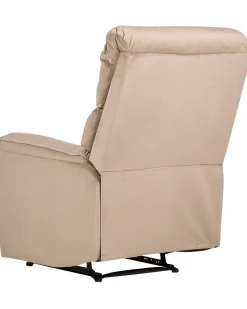 Beliani Ruskea Kangasverhoiltu Saadettava Nojatuoli Everton New