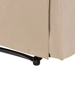 Beliani Ruskea Kangasverhoiltu Saadettava Nojatuoli Everton New