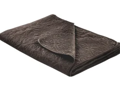 Beliani Ruskea Kohokuvioitu Paivapeittosetti 220 X 240 Rayen Outlet