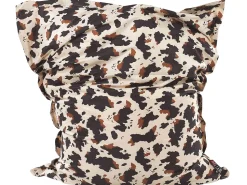 Beliani Sakkituoli Nailon Beige/Ruskea 140 X 180 Cm Fuzzy Clearance