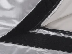 Beliani Sakkituoli Nailon Hopea 180 X 230 Cm Fuzzy Cheap