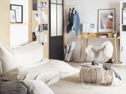 Beliani Sakkituoli Nailon Vaalea Beige 180 X 230 Cm Fuzzy Shop