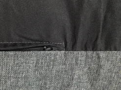 Beliani Sakkituoli Selkanojalla Kangas Vaaleanharmaa Drop Best