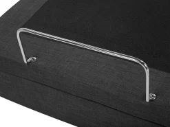 Beliani Sanky Kangas Sahkosaadettava Tummanharmaa 80 X 200 Cm Duke Clearance