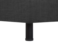 Beliani Sanky Kangas Sahkosaadettava Tummanharmaa 80 X 200 Cm Duke Clearance