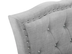 Beliani Sanky Kangas Vaaleanharmaa 90 X 200 Cm Metz Fashion