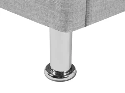 Beliani Sanky Kangas Vaaleanharmaa 90 X 200 Cm Metz Fashion