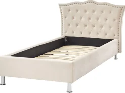 Beliani Sanky Sametti Beige 90 X 200 Cm Metz Cheap