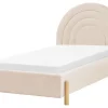 Beliani Sanky Sametti Beige 90 X 200 Cm Anet Outlet