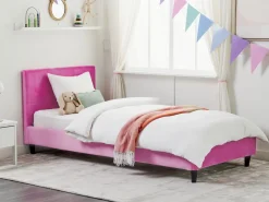 Beliani Sanky Sametti Fuksia 90 X 200 Cm Fitou Cheap