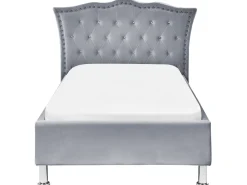 Beliani Sanky Sametti Harmaa 90 X 200 Cm Metz Fashion