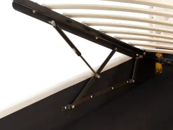 Beliani Sanky Sametti Säilytystila Beige 90 X 200 Cm Metz Outlet