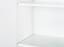 Beliani Seinakaappi 4 Hyllya Harmaa Mataro Online