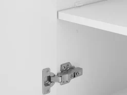 Beliani Seinakaappi 4 Hyllya Harmaa Mataro Online