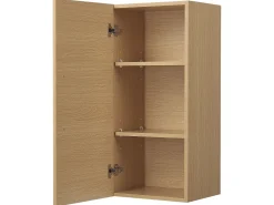 Beliani Seinakaappi 3 Hyllya Vaalea Puu Bilbao Online