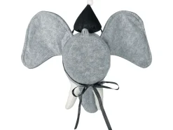 Beliani Seinakoriste Elefantti Harmaa 36 X 36 Cm Badou Online